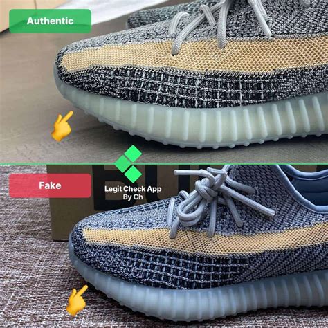 real yeezy shoes vs fake